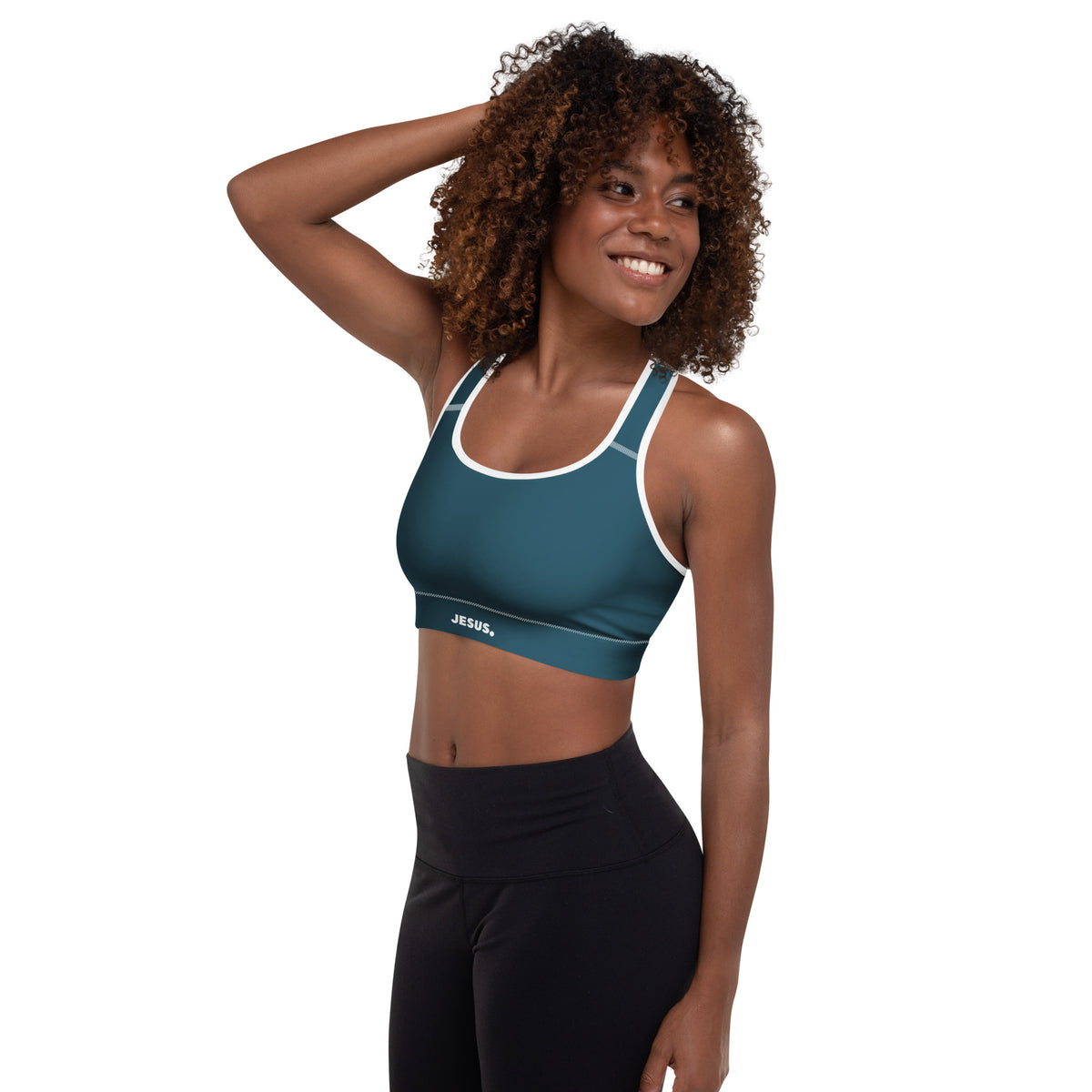 padded women's sports bra