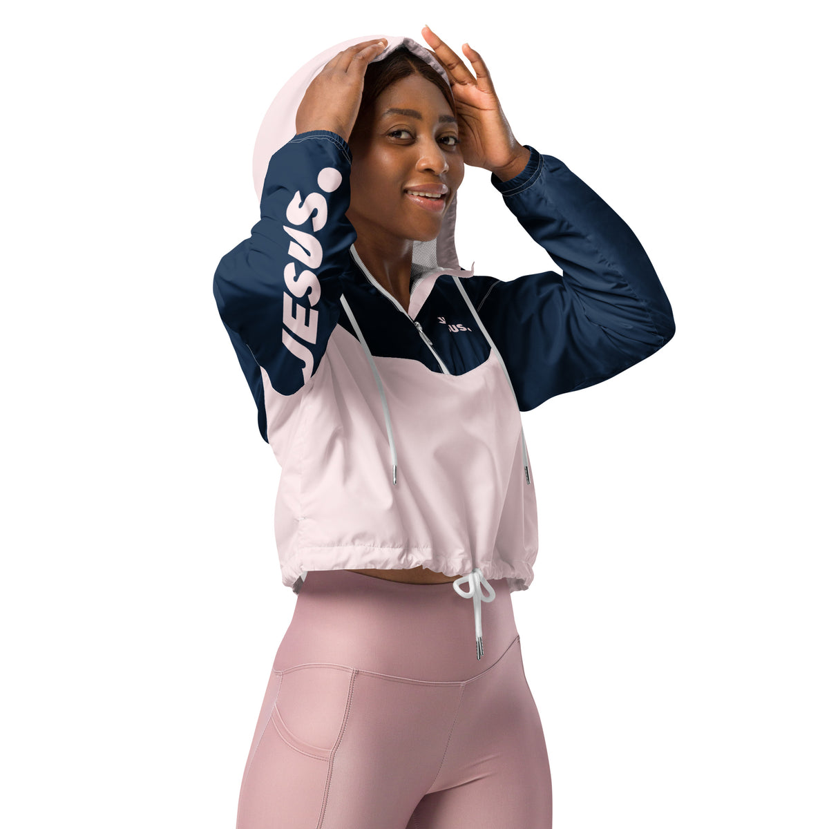 cropped windbreaker