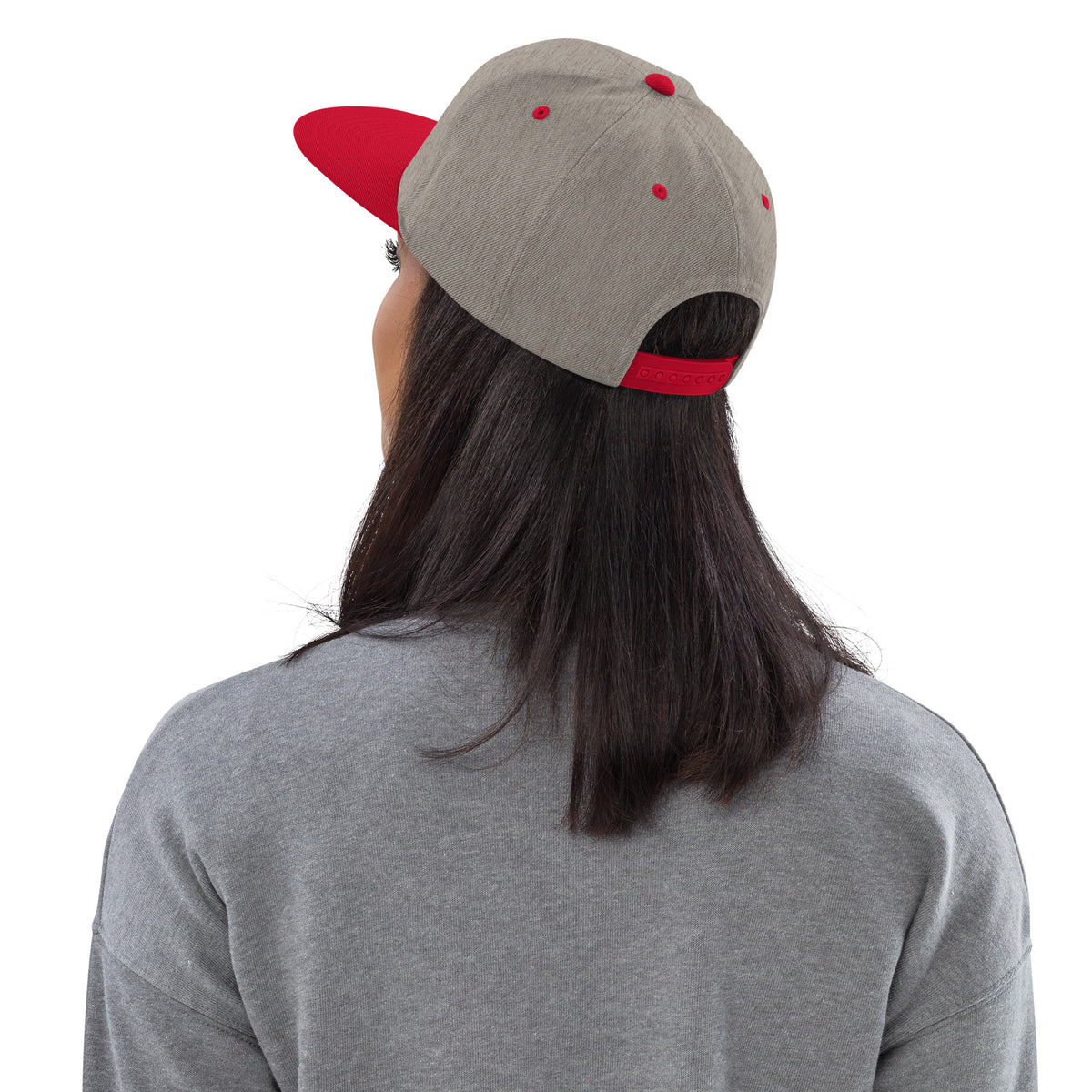 #Color_Heather Gray/Red
