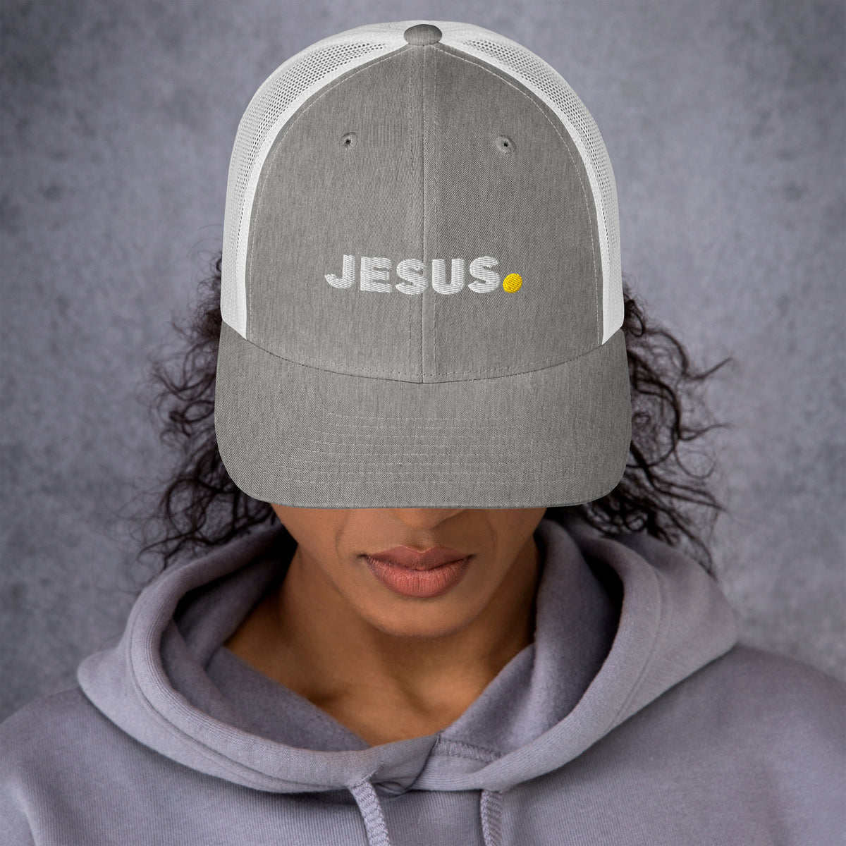 #Color_Heather Gray/White Mesh