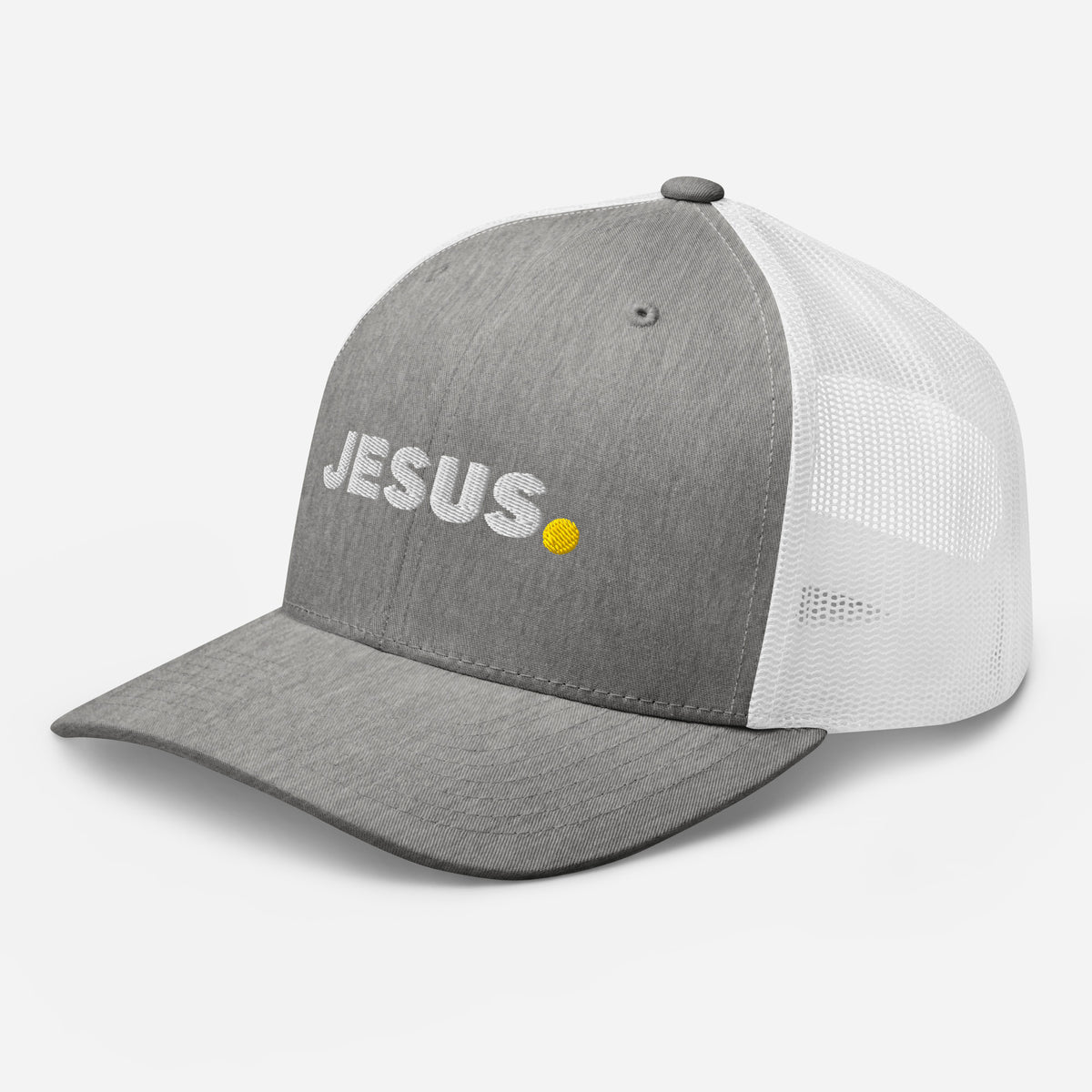 #Color_Heather Gray/White Mesh